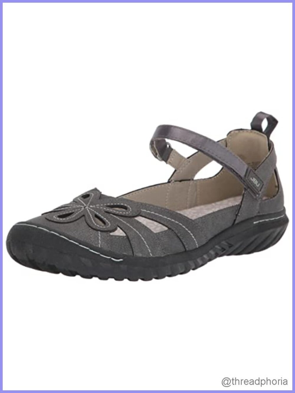 JBU Magnolia Women's Flats APMA Memory Foam Flexible Outsole